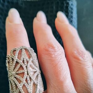 Source Unknown Intricate Silver Ring